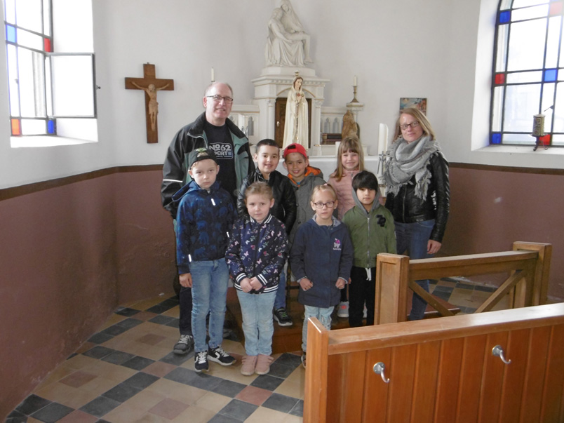 Gruppenfoto in der Kapelle
